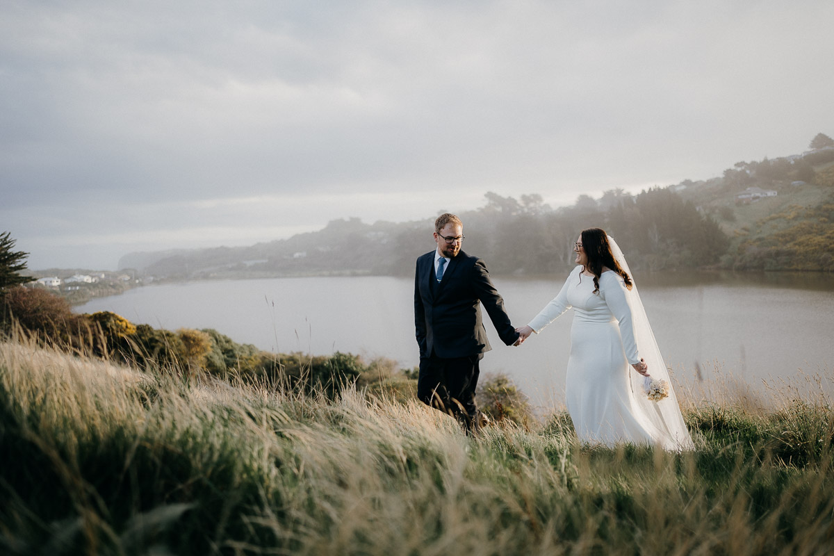Dunedin Wedding Lochend Bride Groom